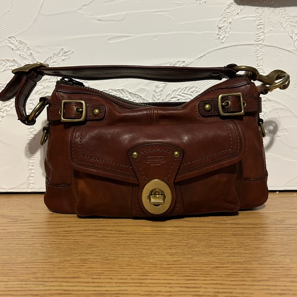 COACH LEGACY 65th ANNIVERSARY WHISKEY VACHETTA LEATHER BAG - Picture 2 of 10